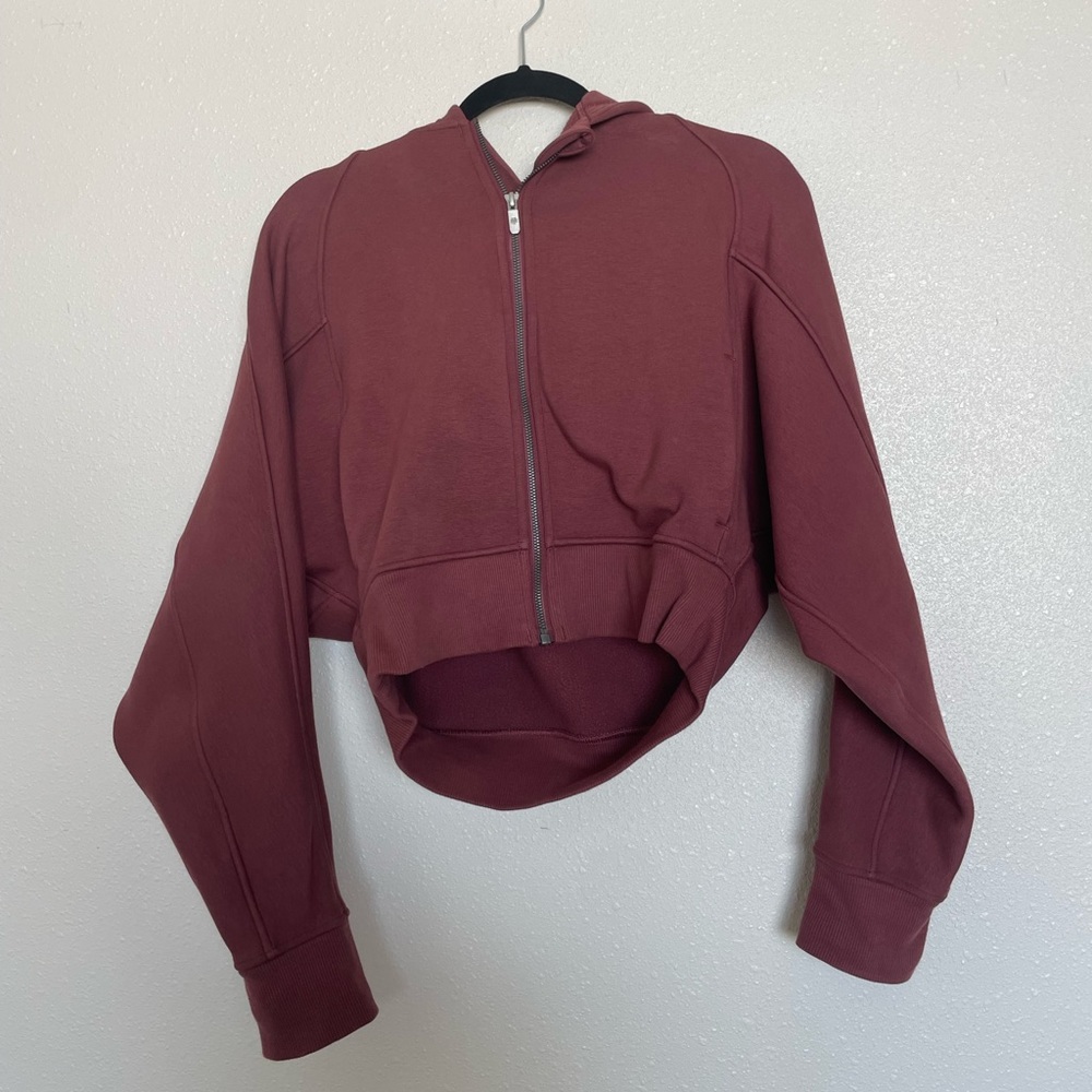 Lululemon thick fleece zip-up hoodie
